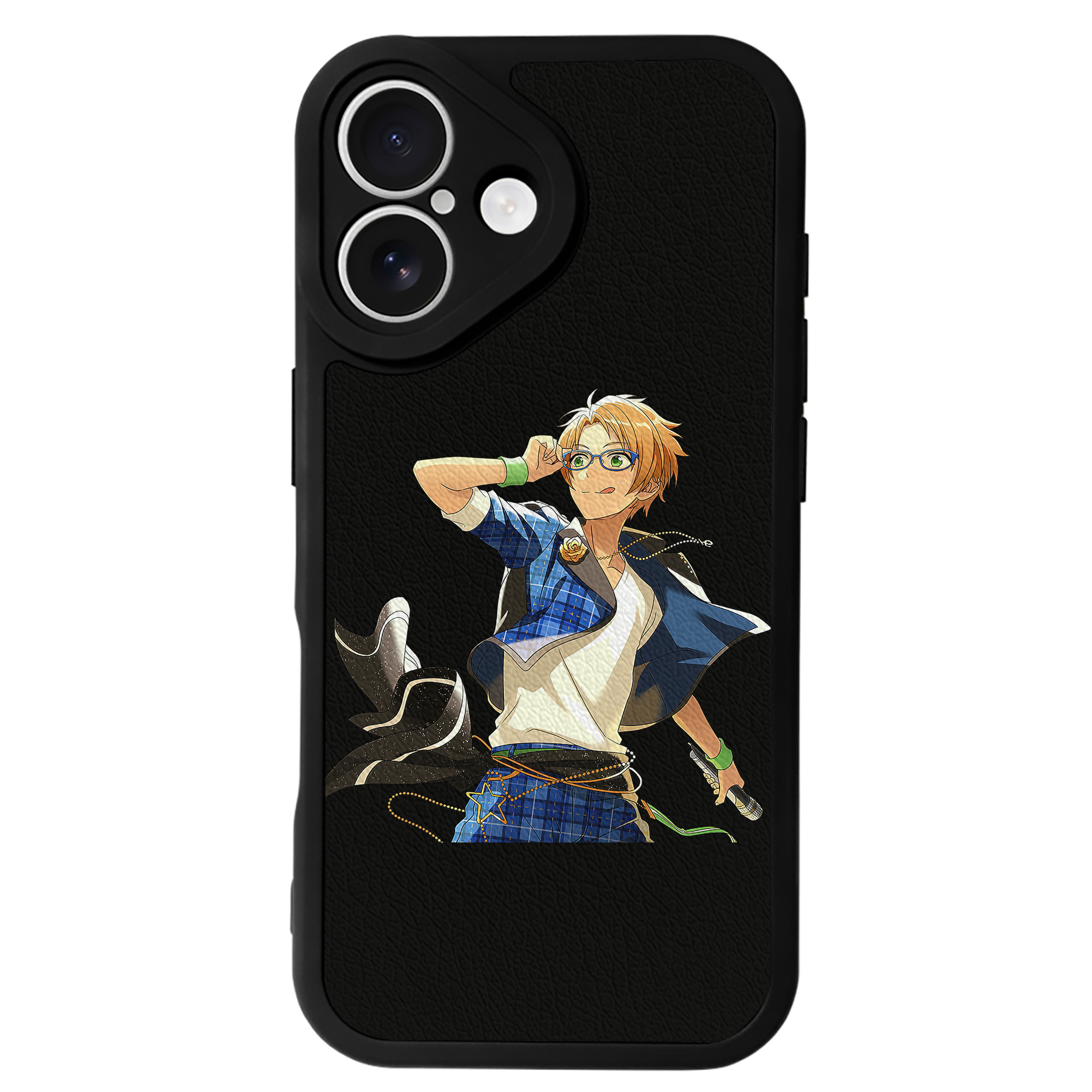 （画像用） あんさんぶるスターズ! Ensemble Stars 【iPhone 16シリーズ対応】シリコンスマホケース（レザー調） 材質：シリコン